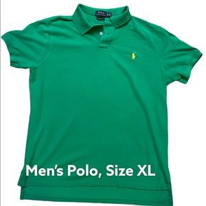 Ralph Lauren Polo, Men’s Custom Fit, Green, Size XL